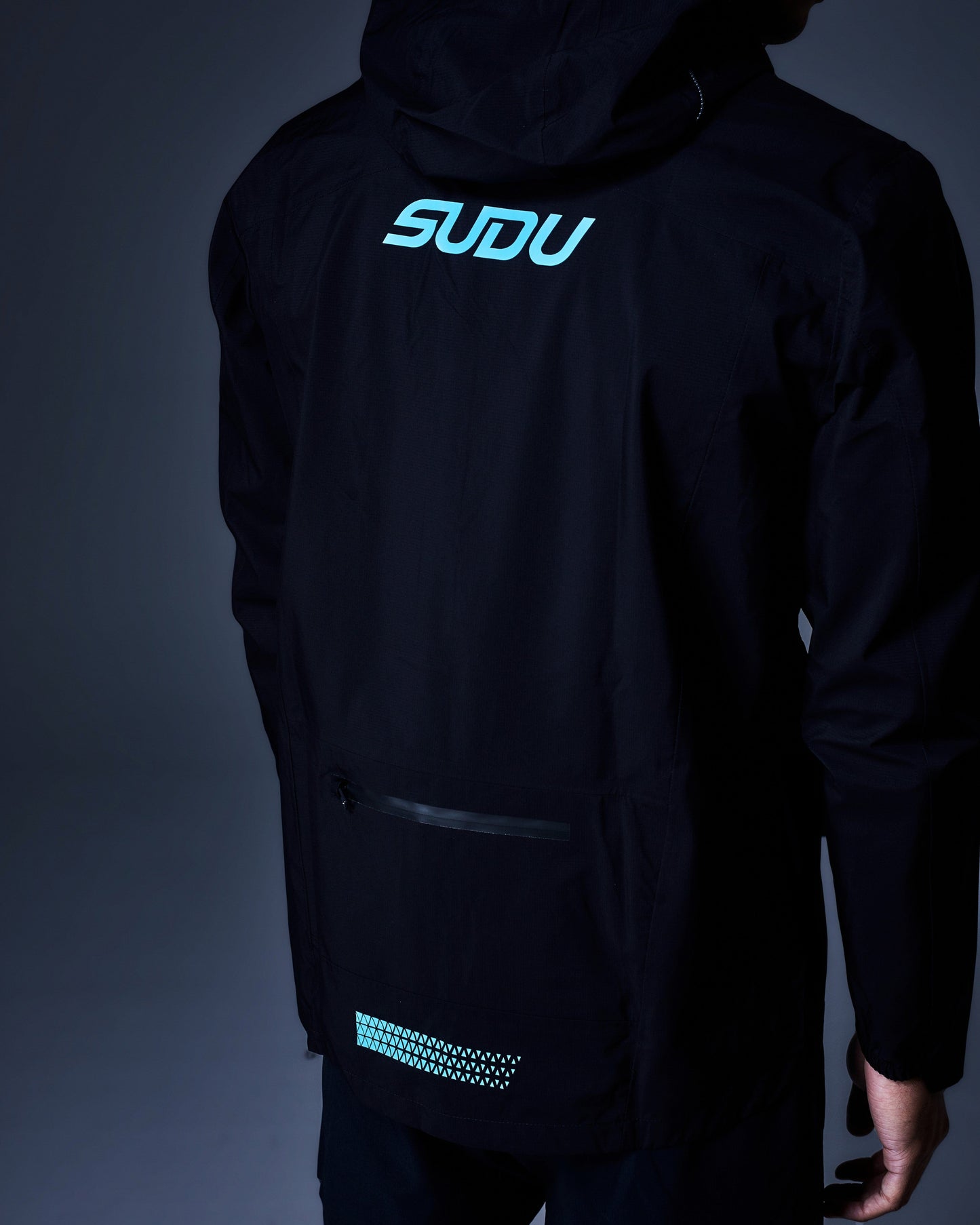 SUDU SWP 01 Run Waterproof Rain Jacket - Black Waterproof Jacket