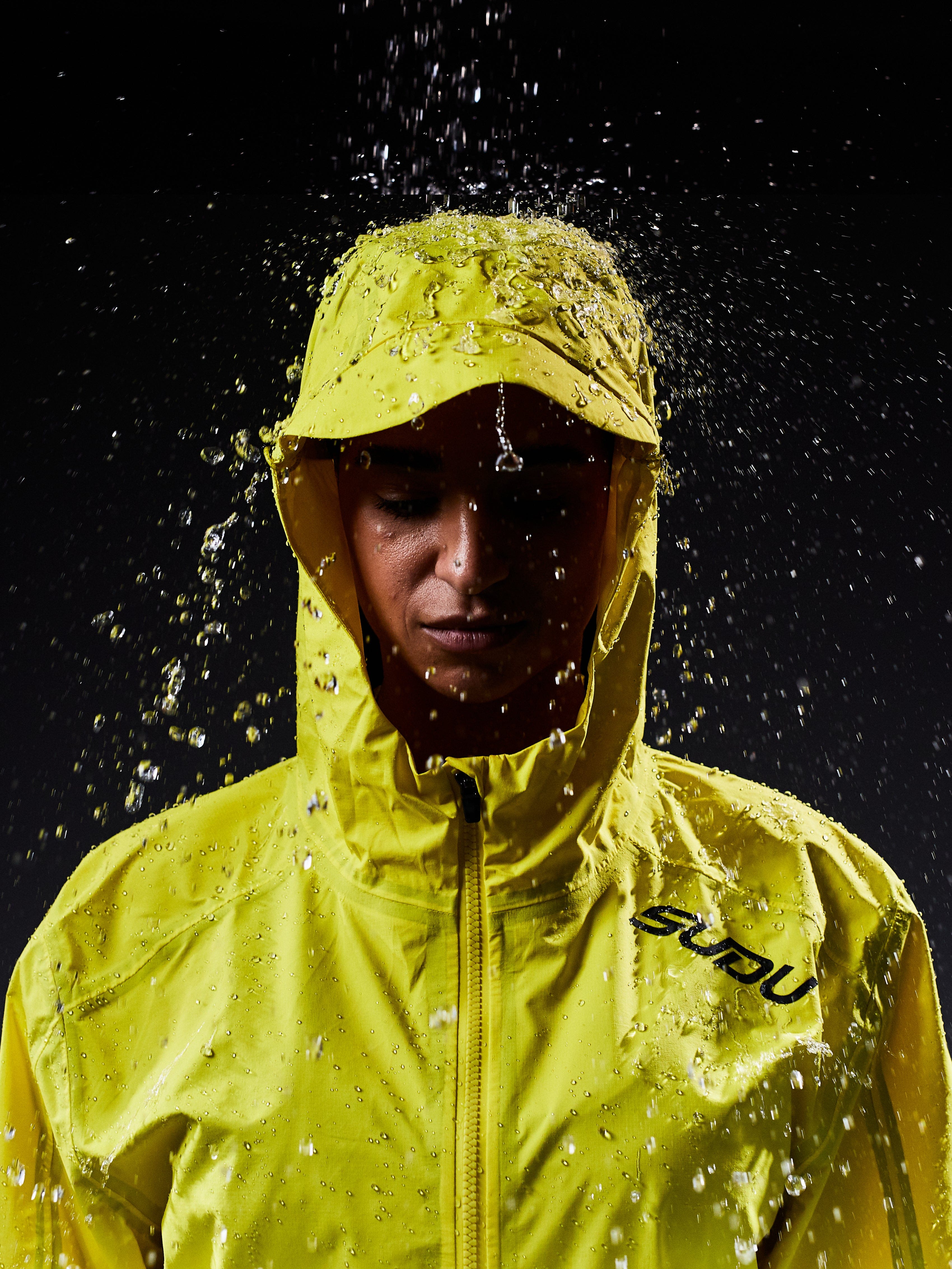 SWP 01 Run Waterproof Rain Jacket Yellow SUDU