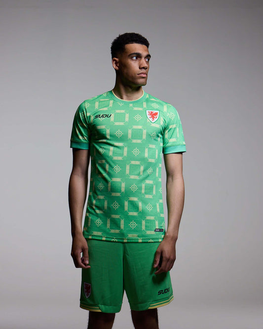 SUDU Wales SUDU 2026-27 Goalkeeper Shirt - Green - Adult T-Shirt
