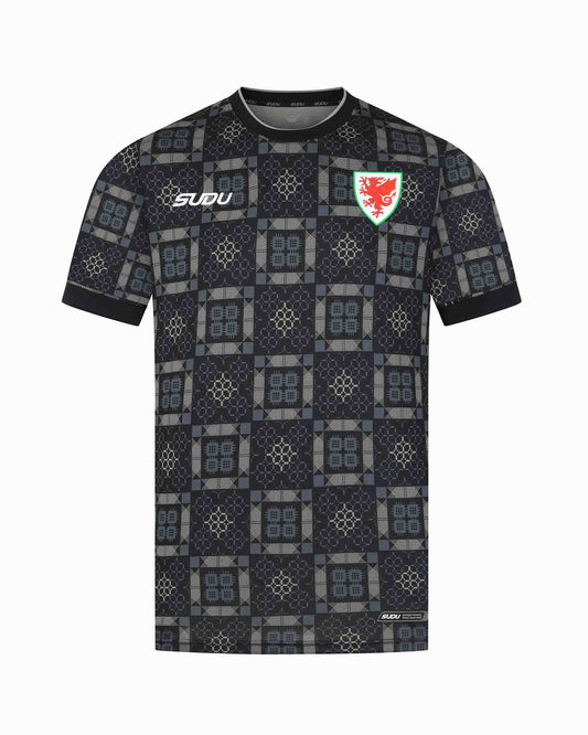 SUDU Wales SUDU 2026-28 Goalkeeper Shirt Black - Adult T-Shirt