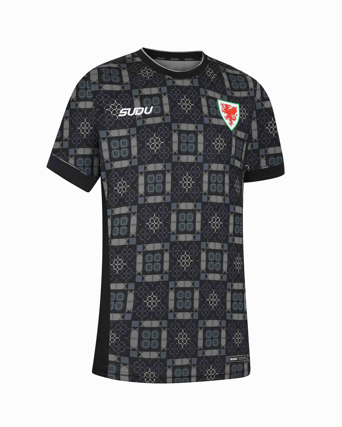 SUDU Wales SUDU 2026-28 Goalkeeper Shirt Black - Adult T-Shirt