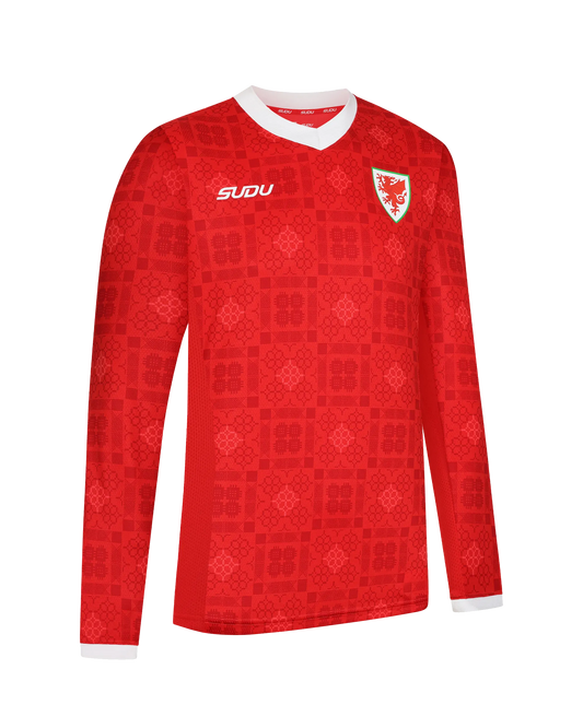 SUDU Wales SUDU 2026-28 Home Shirt - Adult - Long Sleeve Long Sleeve T-Shirt
