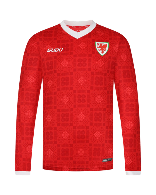 SUDU Wales SUDU 2026-28 Home Shirt - Adult - Long Sleeve Long Sleeve T-Shirt